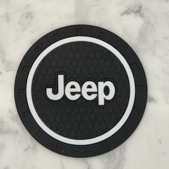 🆕 JEEP Car Cup Holder Coasters - Picture 2 of 6